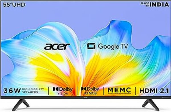 Acer 55" 4K Ultra HD Smart LED TV (Black)
