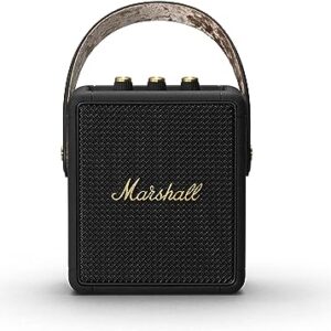 Marshall Stockwell II Bluetooth Speaker (Black/Brass)