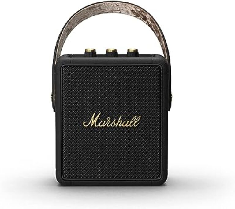 Marshall Stockwell II Bluetooth Speaker (Black/Brass)