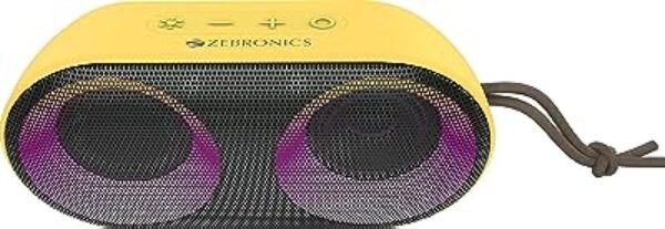 Zebronics ZEB-MUSIC BOMB X MINI Bluetooth Speaker Yellow