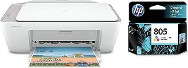 HP DeskJet 2332 Inkjet Printer with 805 Tri-Color Ink