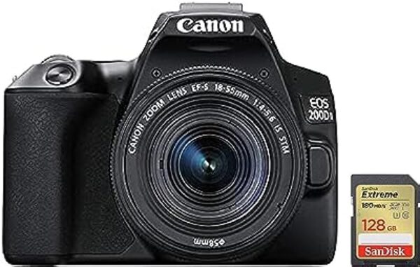 Canon EOS 200D II 24.1MP DSLR Camera with Freebies