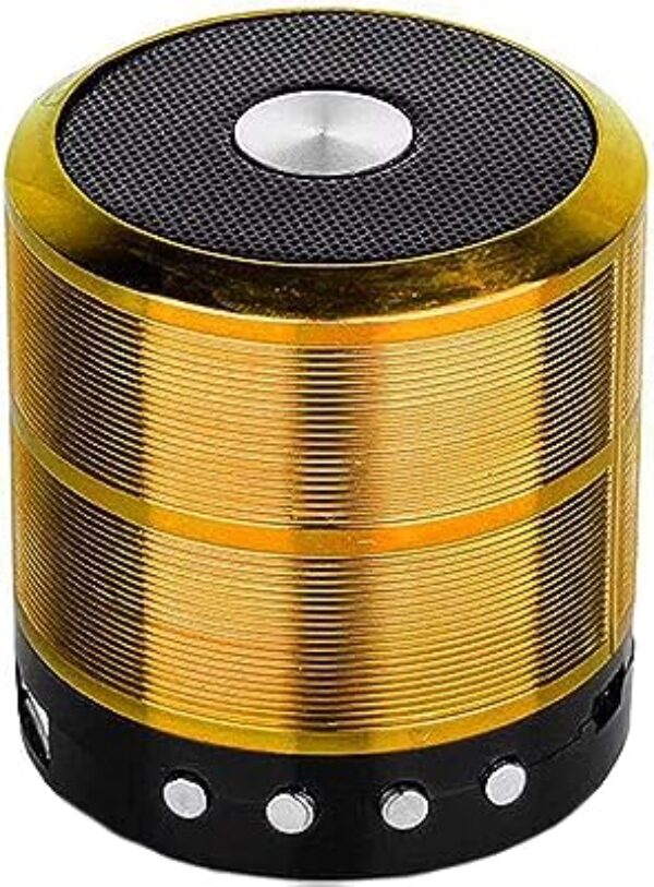 WS 887 Bluetooth Speaker (Golden)
