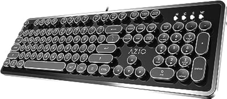 Azio Mk Retro Mechanical Keyboard (Black)