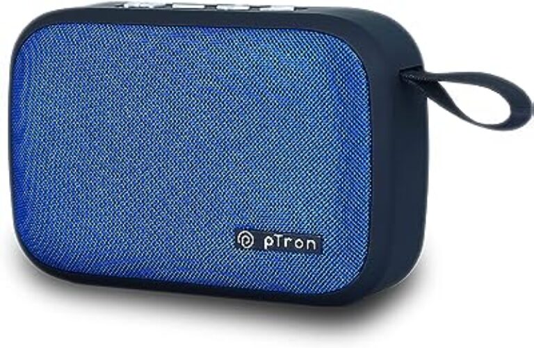 PTron Musicbot Lite Bluetooth Speaker (Blue)