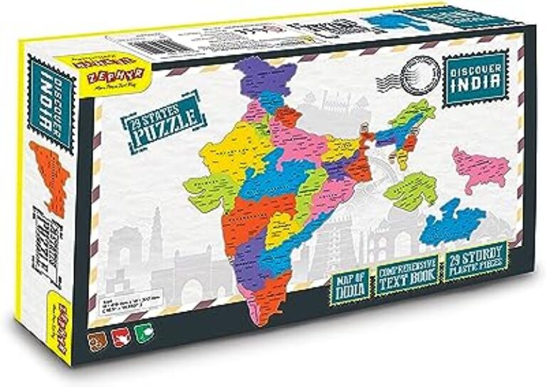 Zephyr Discover India Map Educational Toy