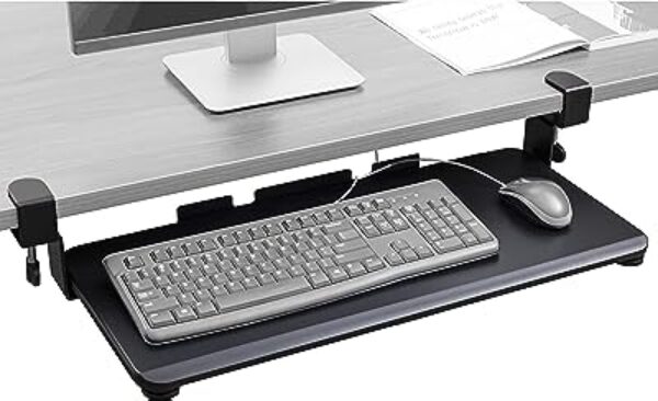 TechOrbits Keyboard Tray Clamp On