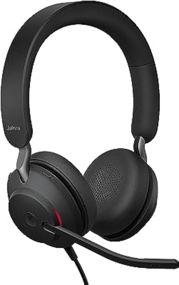 Jabra Evolve2 40 MS Wired On Ear Headphones