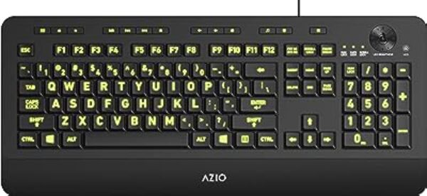 Azio Vision KB506 Backlit USB Keyboard