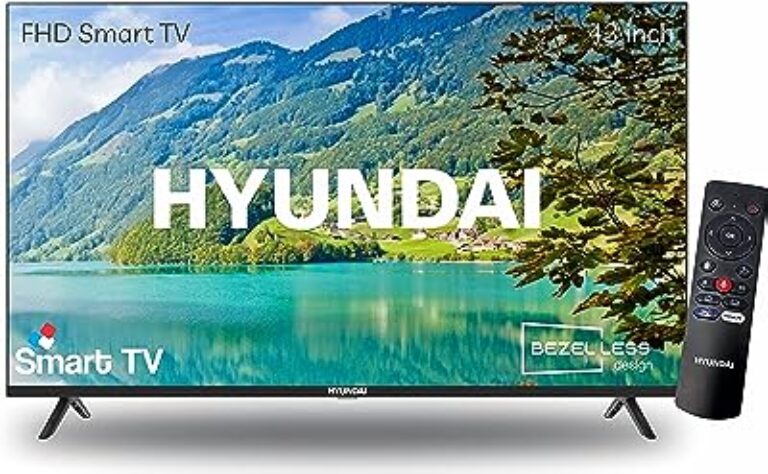 Hyundai 43" Frameless Full HD Smart LED TV (Black)