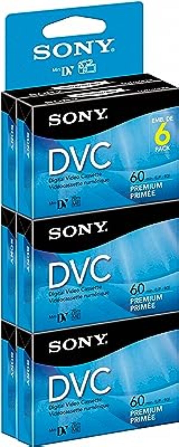 Sony DVM60PRR/6C 6-Pack DVC Hangtab