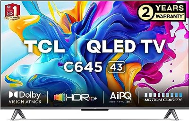 TCL 43C645 4K QLED Smart TV