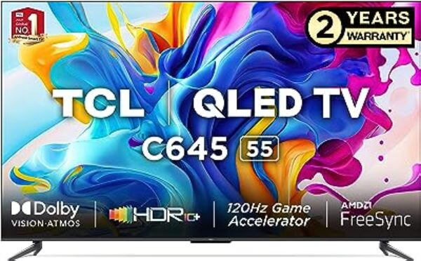 TCL 55C645 4K Smart QLED TV