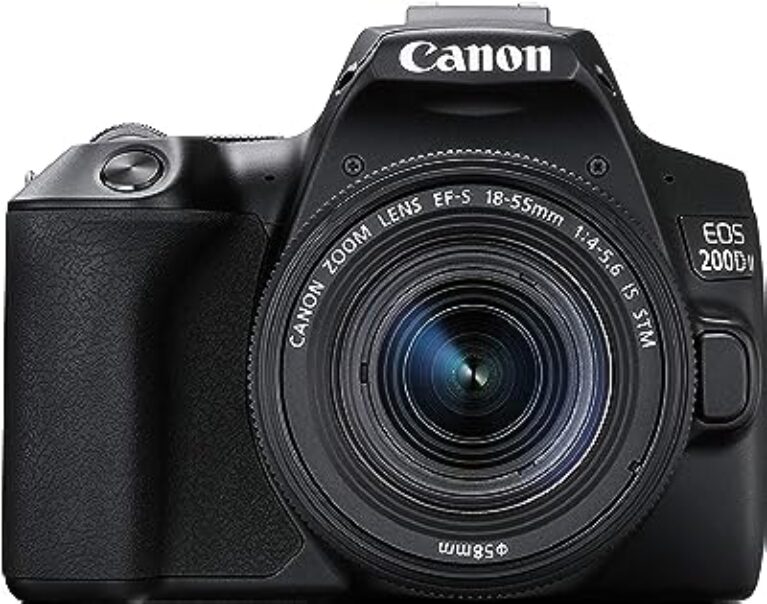 Canon EOS 200D II 24.1MP DSLR Camera + EF-S 18-55mm f4 STM Lens