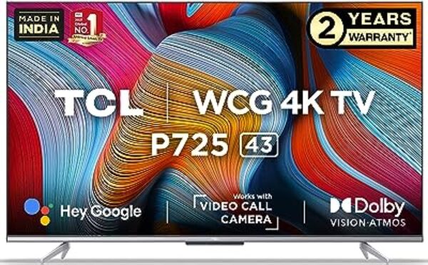 TCL 43P725 4K Android LED TV