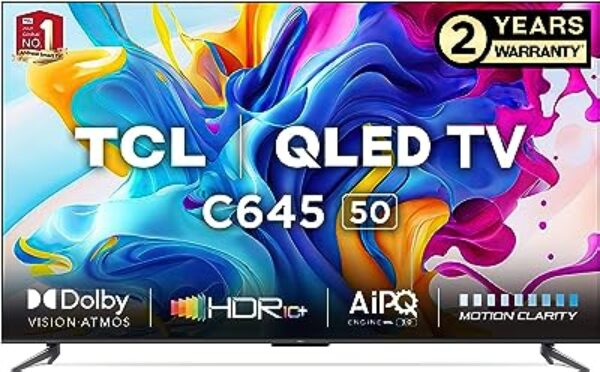 TCL 50C645 4K Smart QLED TV