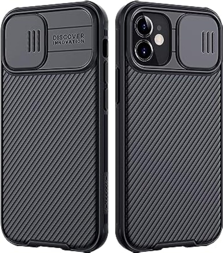 Silicone iPhone 12 Mini Case with Camera Cover