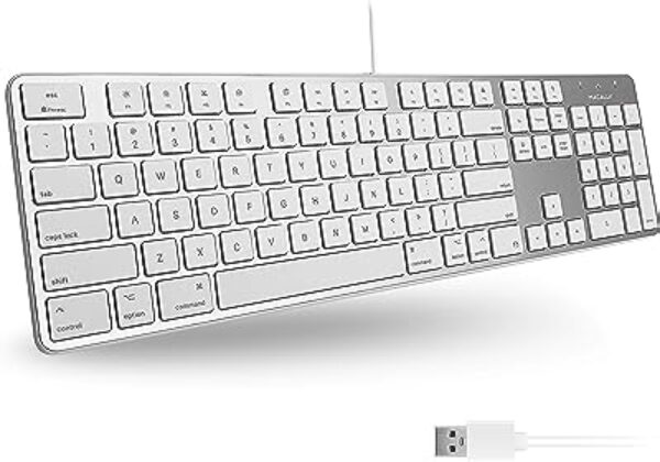 Macally Slim USB Keyboard for Apple Mac Pro