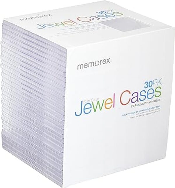 Memorex Clear Slim Jewel Cases