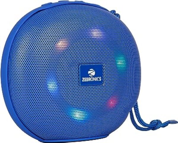 ZEBRONICS Zeb-Delight 10 Bluetooth Speaker (Blue)