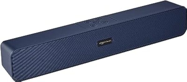 Amazon Basics Bluetooth Speaker Soundbar Blue