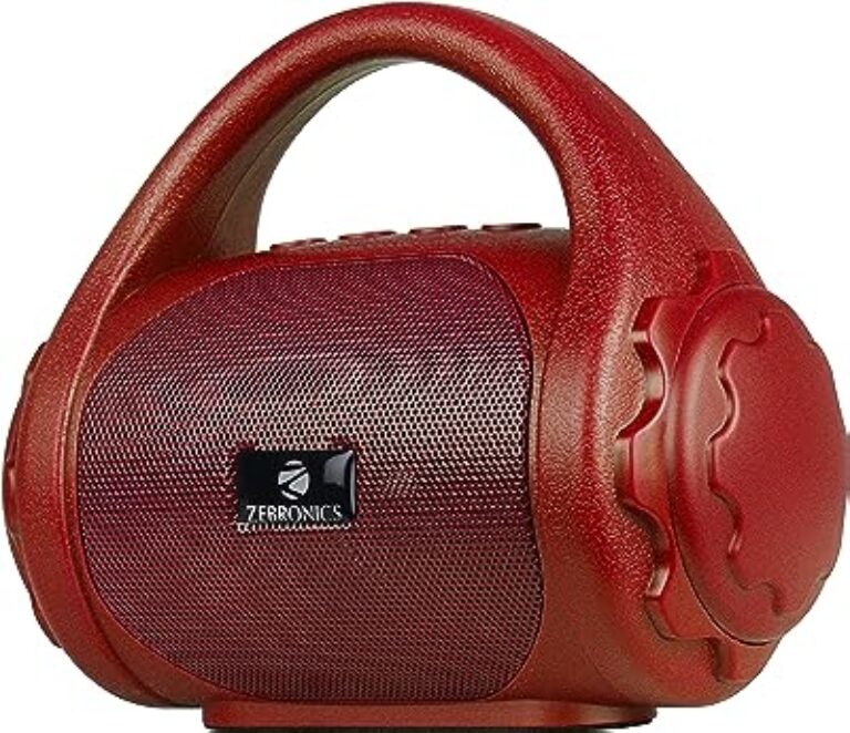 Zebronics ZEB-COUNTY 3W Portable Speaker (Red)