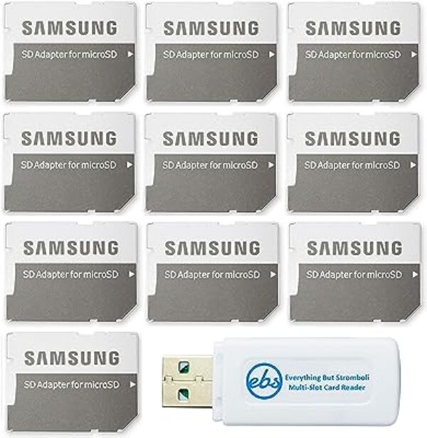 Samsung Micro SD Adapter 10-Pack with Reader