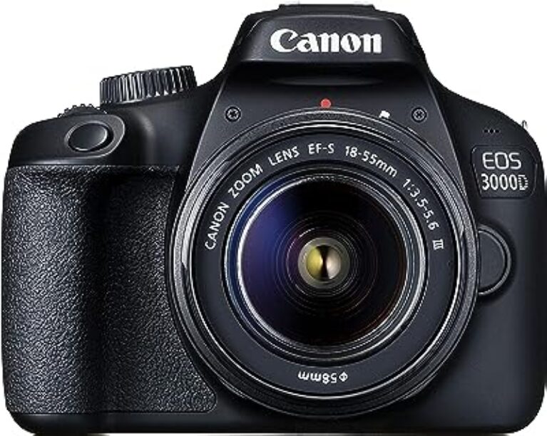 Canon EOS 3000D 18MP Black Camera