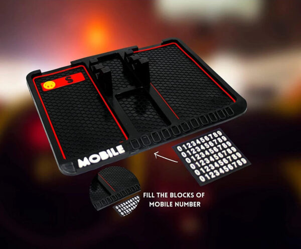 Non-Slip Car Mobile Holder Dasboard Mat Anti-Skid & Anti-Slip Universal Design