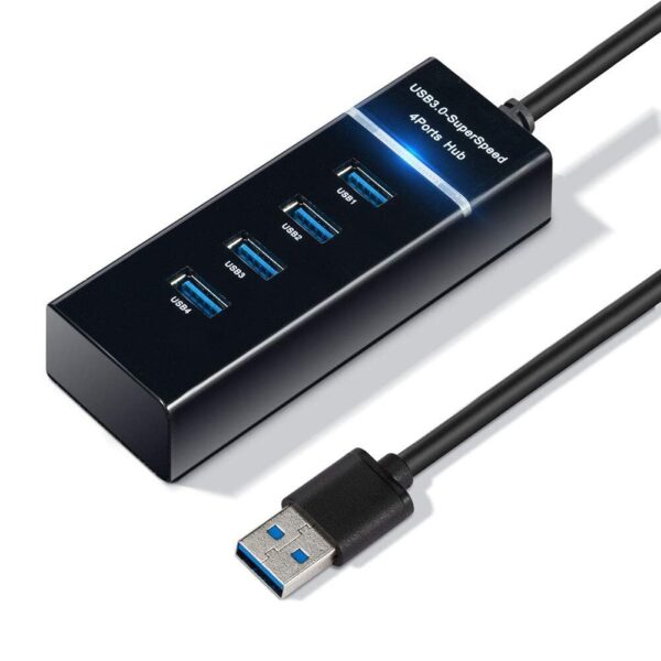 4-Port USB Hub with USB 3.0 Super Speed